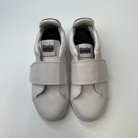 Goats Shoe Women 7 Canvas Low Top Strap Sneaker Eco Insole Party Casual Core No - Picture 1 of 11